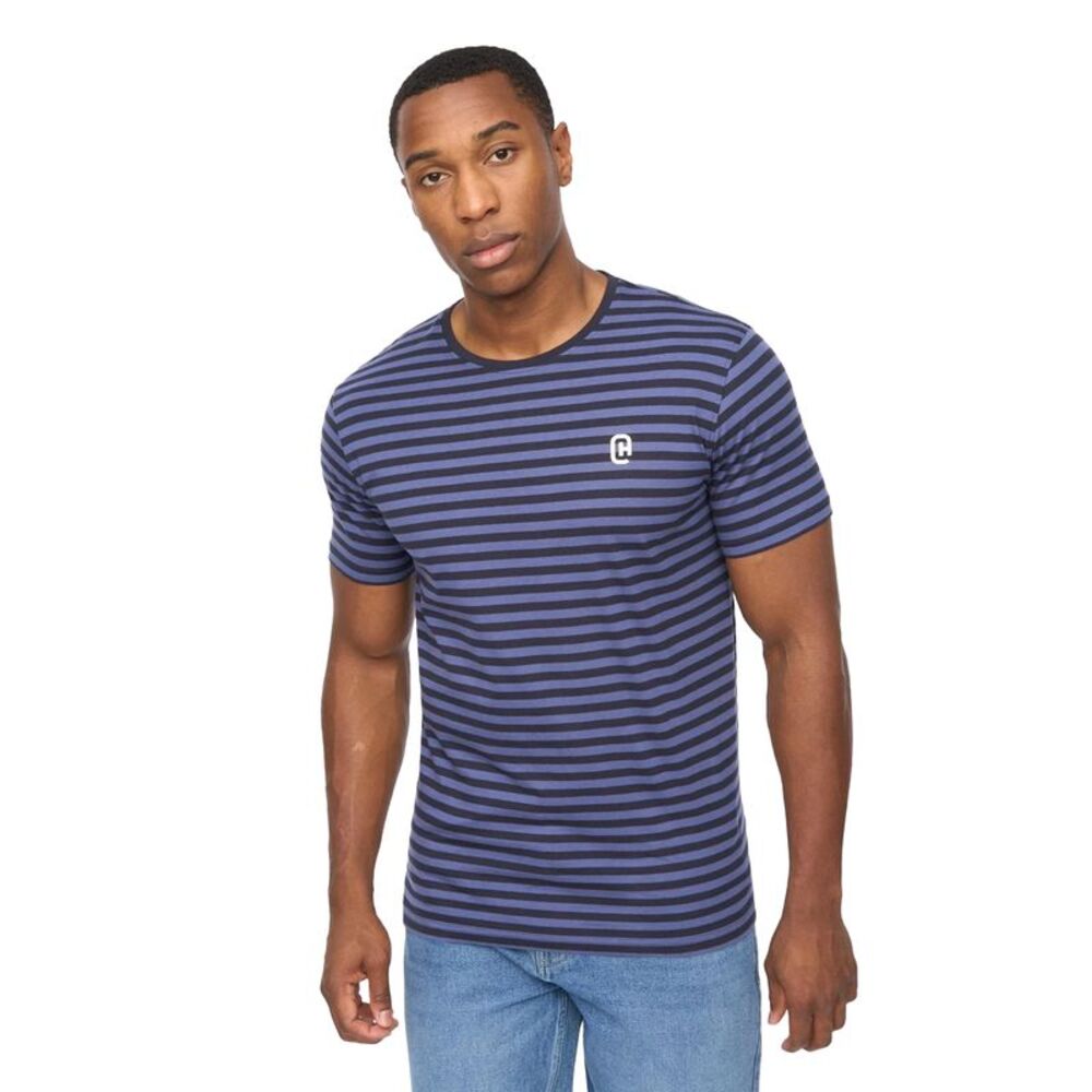 Crosshatch Mens Loppins T-Shirt / Navy